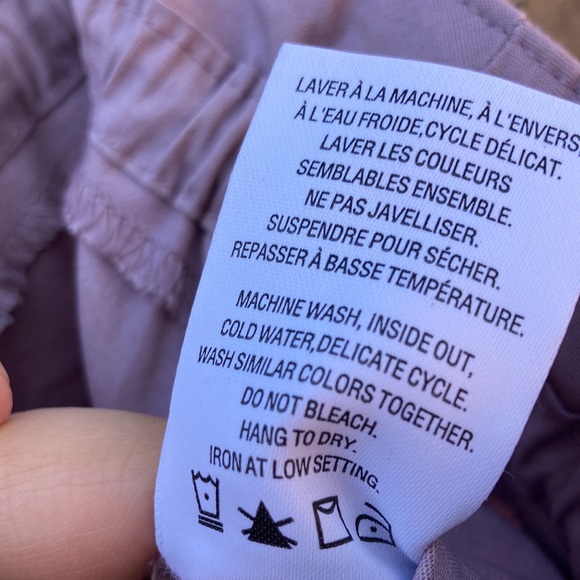 HP!💎 Reitmans, NWT Paper Bag Capri Pants, High Waisted, Lilac, Plus, 20, 22 - Picture 14 of 16